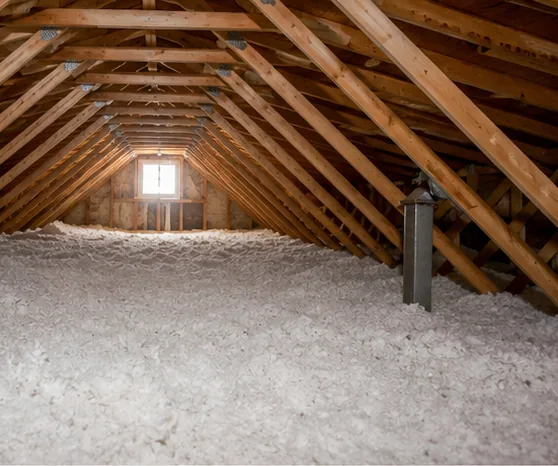 Attic insulation and framing inspected in Blaine MN