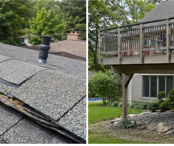 Home with rear deck inspected in Blaine MN
