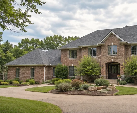 Large home exterior inspected in Blaine MN