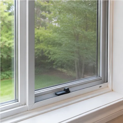 Interior window and frame inspected in a Blaine home